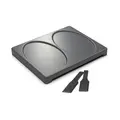 Crêpes-Platte 29x20 cm zu Raclette PizzaGrill für 4 schwarz Stöckli