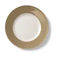 Teller flach 26 cm Fahne Solid Color clay Dibbern