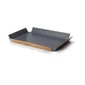 Tablett 54,5x40 cm rutschfest grau Continenta
