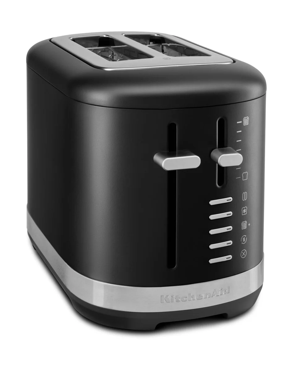 2-Scheiben-Toaster 31 cm 980 W Matt Schwarz