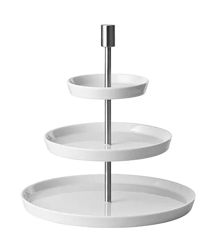 Etagere 3-stufig Loft Weiß