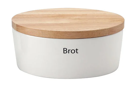Continenta Weiss Brottopf Oval Weiß Keramik 30X23x13,5Cm - Image 3