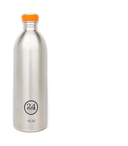 Trinkflasche 1,0l Urban Bottle Brushed Steel