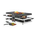 Raclette für 8 47x24x16 cm Fun schwarz Spring