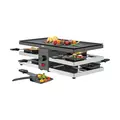Raclette für 8 47x24x16 cm Fun schwarz Spring