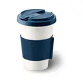 Coffee-to-go Becher 0,35 l Fine Bone China Konisch-Zylindrisch Marine Dibbern