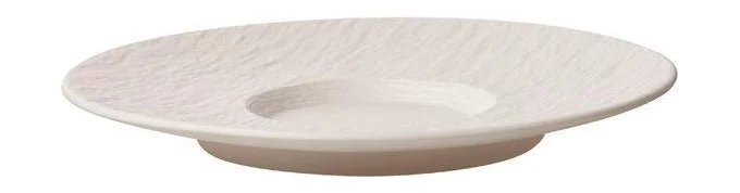 Café au Lait Untertasse 17 cm Manufacture Rock blanc