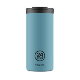Isolierbecher 0,6 l Travel Tumbler Powder Blue 24bottles