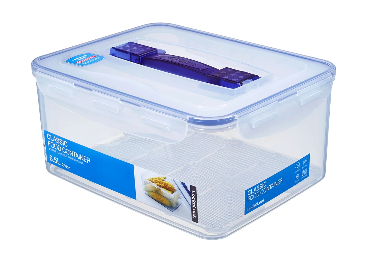 Frischhaltedose 6,5 l Classic mit Griff blau