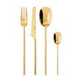 Besteck 24tlg. Vh. 100 Edelstahl/PVD Gold Sambonet