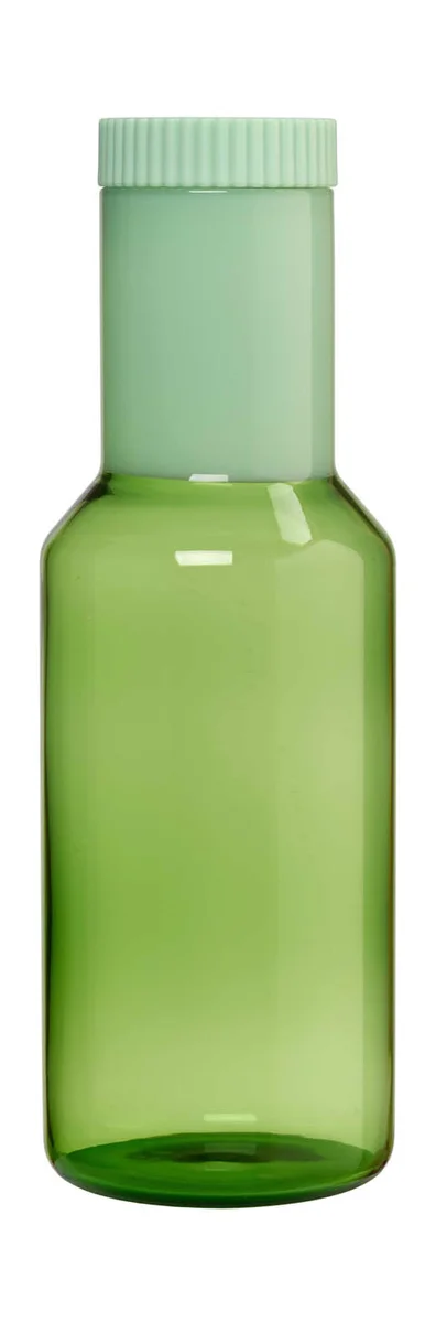 Glaskaraffe 1,0 l Tube grün
