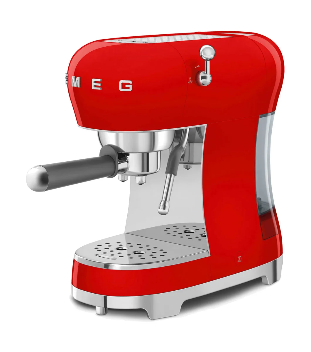 Espressomaschine ECF02RDEU 50’s Style rot