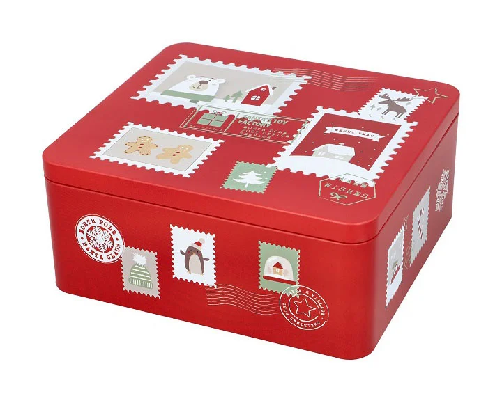 Gebäckdose XL 21x19x9 cm Dear Santa
