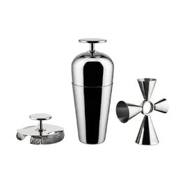 Cocktailshaker-Set 3-tlg. The tending box edelstahl Alessi