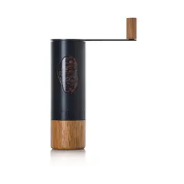 Kaffeemühle Mrs.Bean Akazie/schwarz      21,8cm mit Kurbel Adhoc