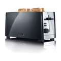 Toaster TO102 schwarz 4 Scheiben 1380W Graef