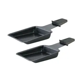 Raclette-Pfännchen zu Raclette für 8 Fun 2er-Set schwarz Spring
