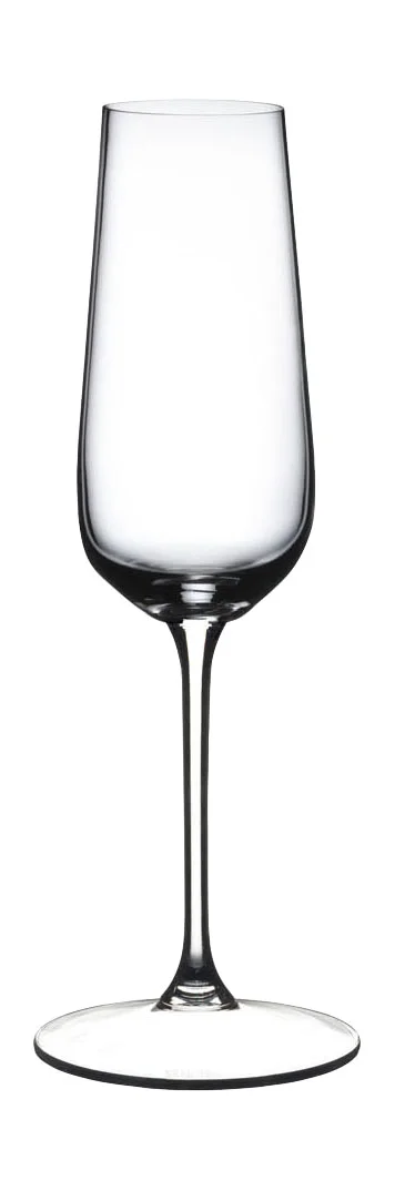 Champagnerflöte 2er-Set Grape mit Moussierpunkt klar