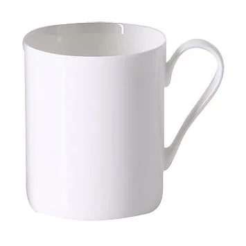 Henkelbecher 0,3 l Fine Bone China Konisch-Zylindrisch weiß