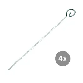 Schaschlikspieße 22cm                Packung 4 Stück Gefu