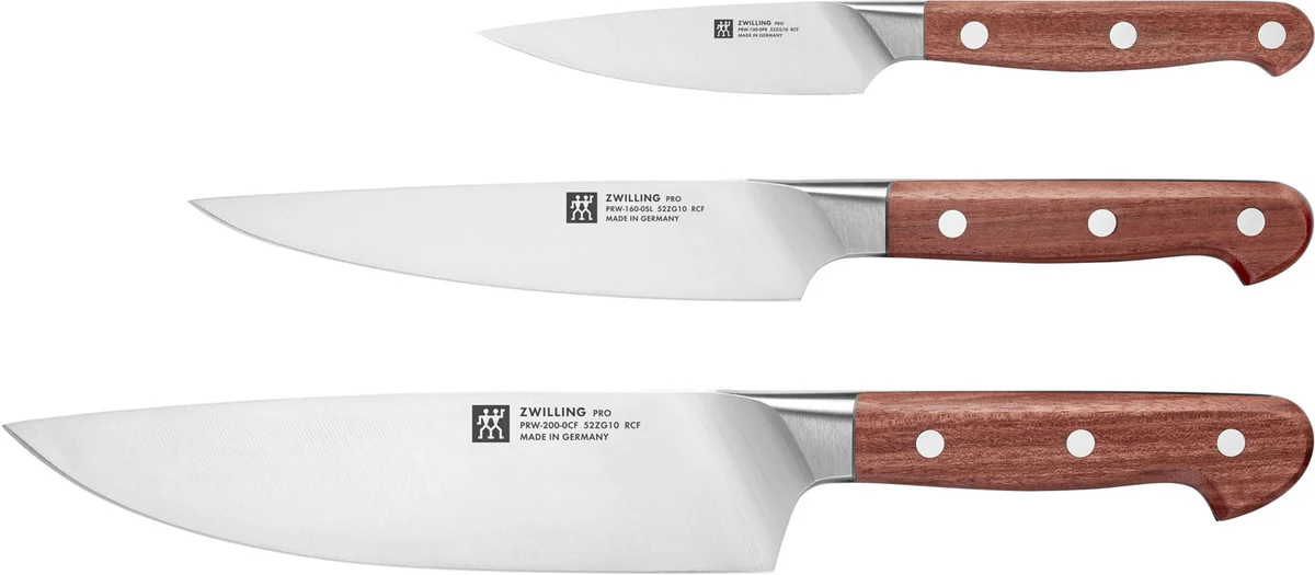 Pro Wood Messer-Set 3-tlg. natur