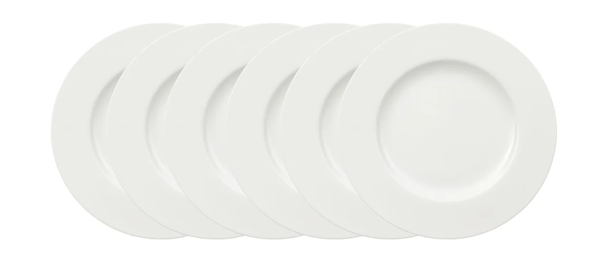 Speiseteller 27,5 cm Royal weiß 6-tlg.