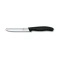 Tomaten- und Tafelmesser 11 cm Wellenschliff Swiss Classic schwarz Victorinox