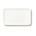 Platte eckig 25 cm Fine Bone China Pure weiß Dibbern