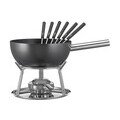 Fonduegarnitur 23 cm Aluminium Induktion schwarz Spring