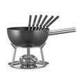 Fonduegarnitur 23 cm Aluminium Induktion schwarz Spring