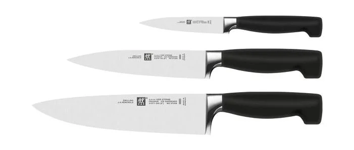 Messerset 3-tlg. Vier Sterne