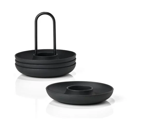Eierbecher 5er-Set Singles Black