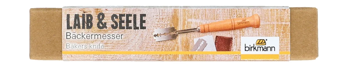 Bäckermesser 19 cm Laib & Seele Buche