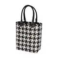 Shopper 27x32x12 cm Mayfair Schwarz mit Champagner-Musterung Handed By