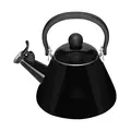 Wasserkessel 1,6l    emailliert Kone schwarz        mit Flöte Le Creuset
