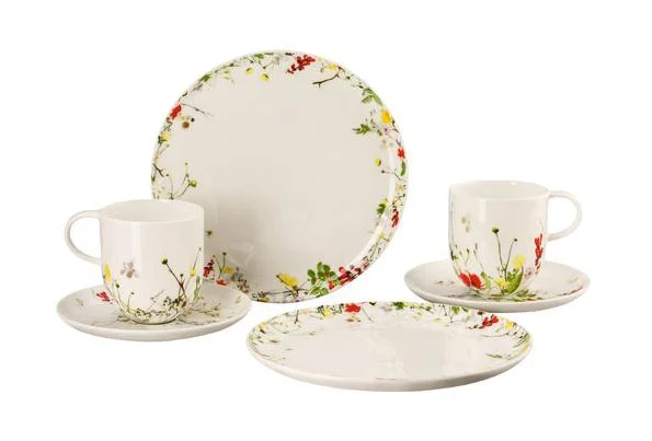 Geschirr-Set 6-tlg. Brillance Fleurs Sauvages