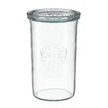 Sturzglas 2er-Set 1 l rot Weck