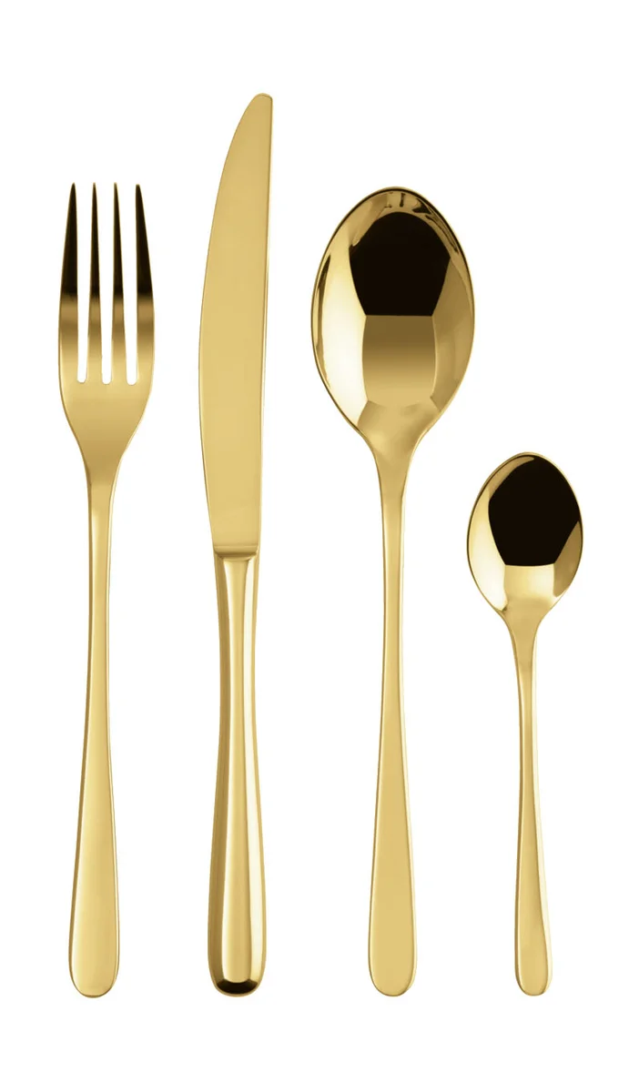 Taste Besteck-Set 24-tlg. Mirror PVD Gold