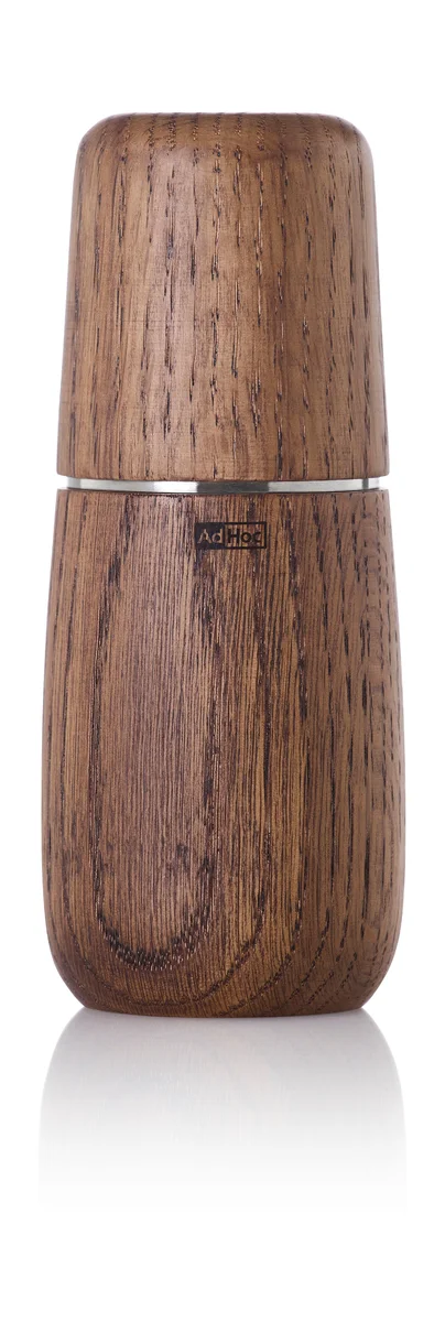 Salz-/Pfeffermühle Yono Eiche dunkel/Edelstahl 15cm