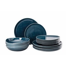 Teller-Set 18-tlg. Junto Ocean Blue Rosenthal