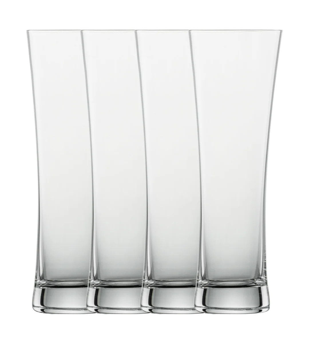 Weizenbierglas klein 4er-Set Beer Basic mit Moussierpunkt klar
