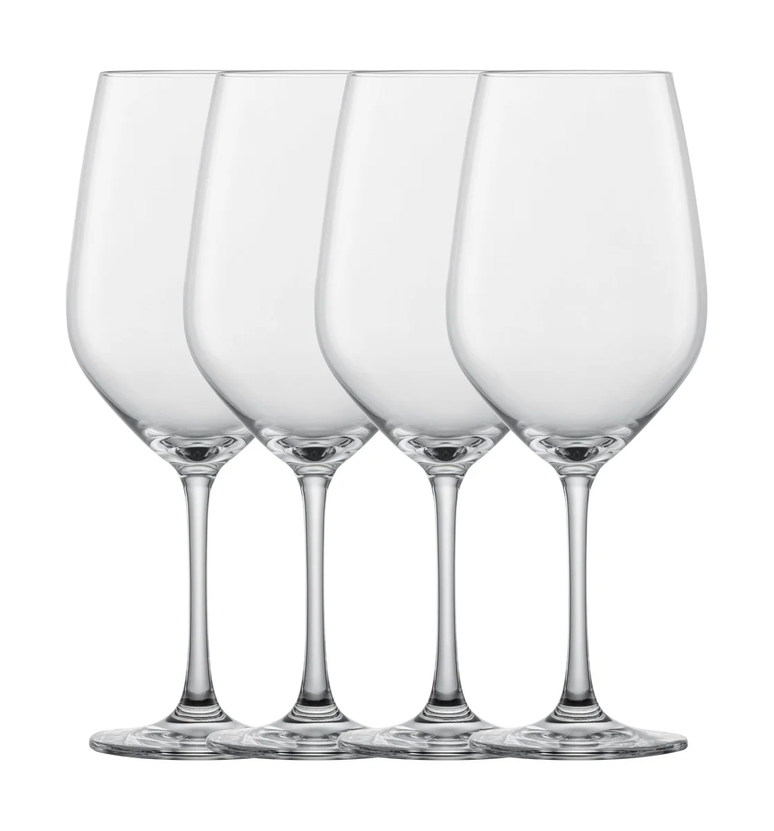 Wasserglas/Rotweinglas 4er-Set Forté klar
