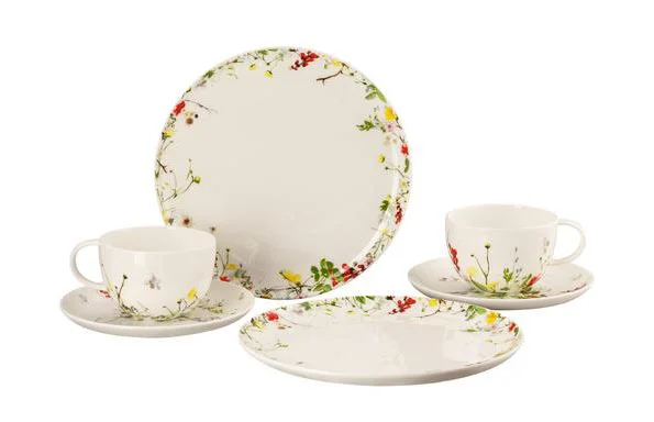 Frühstück-Set 6-tlg. Brillance Fleurs Sauvages