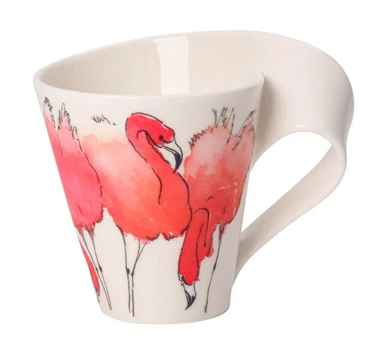 Henkelbecher 0,24 l NewWave Caffè Rosa Flamingo