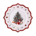 Platzteller 35 cm Toy's Delight rot/weiß Villeroy & Boch