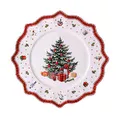 Platzteller 35 cm Toy's Delight rot/weiß Villeroy & Boch
