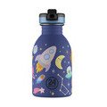 Trinkflasche 0,25 l Space Friends mit Sportdeckel 24bottles