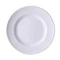 Teller flach 26 cm Fahne Solid Color weiss Dibbern