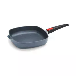 Gusspfanne 28x28 cm Diamond Lite schwarz Woll