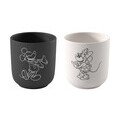Kaffeebecher 2tlg. Manufacture Rock - Mickey Mouse 0,28l Villeroy & Boch
